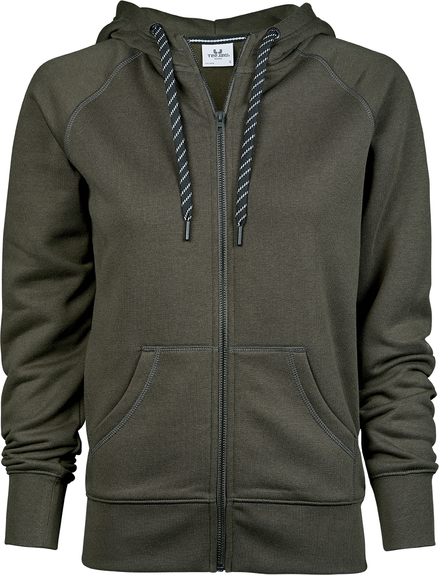 Women's Fashion Full Zip Hood